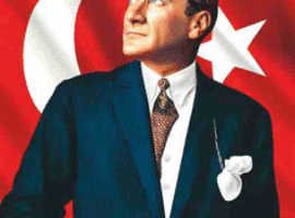 Atatürklü Türk Bayrağı